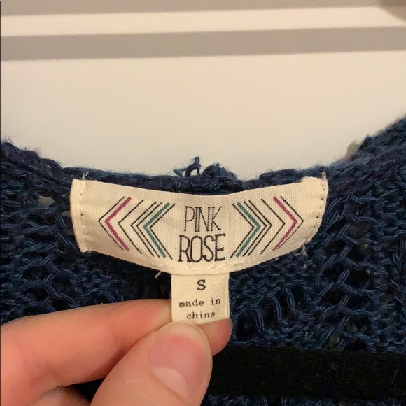 Pink Rose Hooded Cardigan - Picture 2 of 3